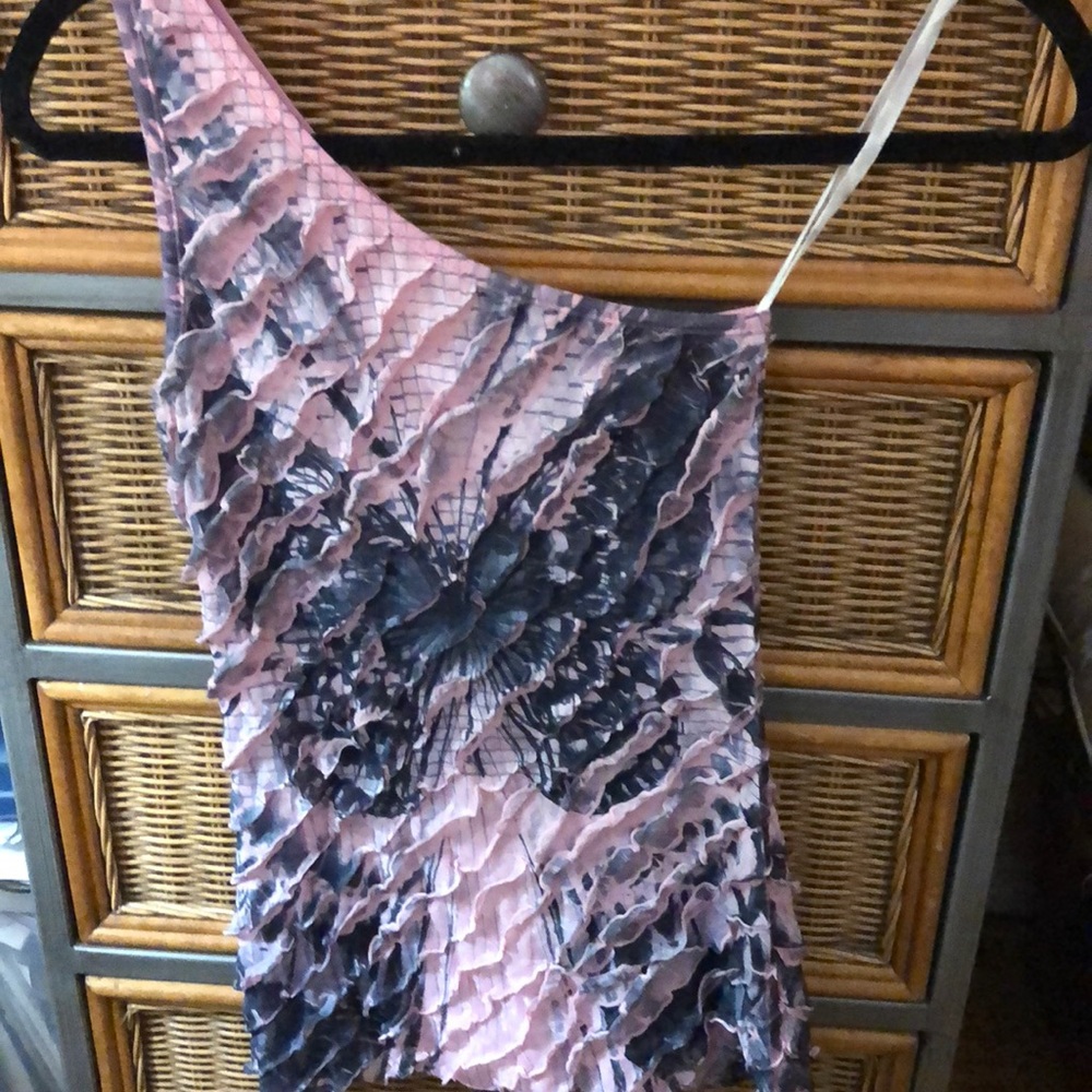 Grey and pink tank